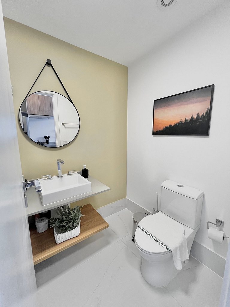 Design e conforto no Brooklin ao lado do metrô