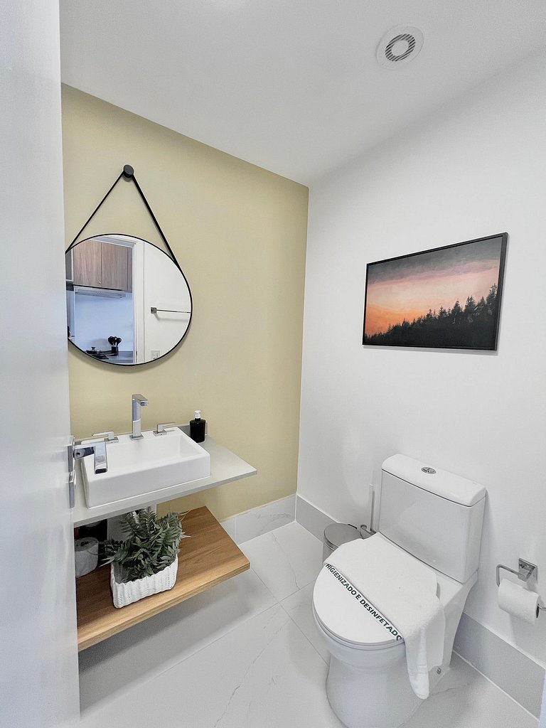 Design e conforto no Brooklin ao lado do metrô