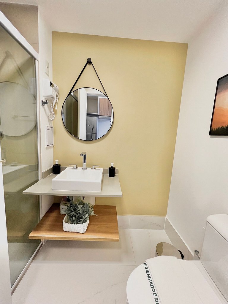 Design e conforto no Brooklin ao lado do metrô