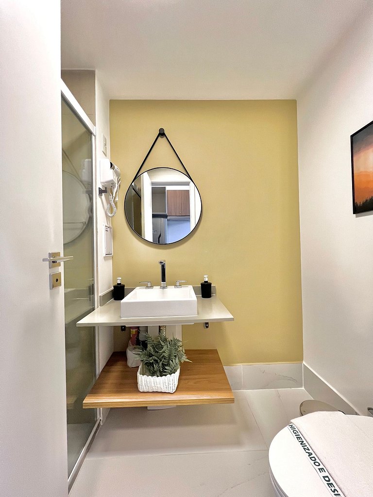 Design e conforto no Brooklin ao lado do metrô