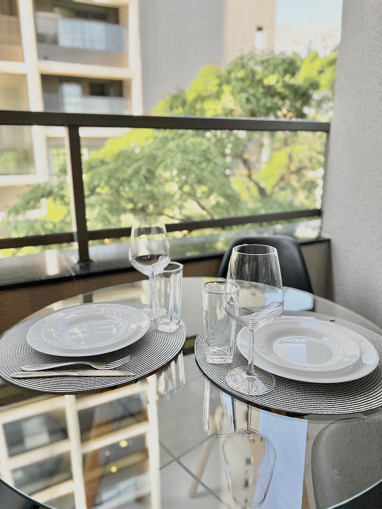 Design e conforto no Brooklin ao lado do metrô