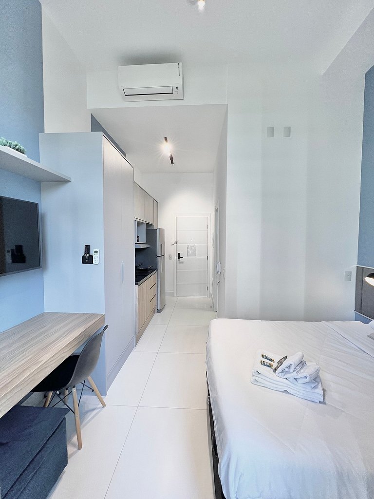 Design e conforto no Brooklin ao lado do metrô