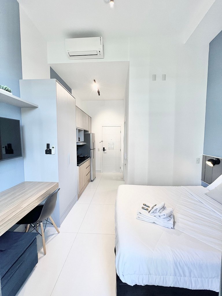 Design e conforto no Brooklin ao lado do metrô