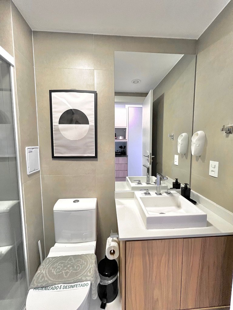 Apartamento Moderno e Estiloso - ao lado do Metrô