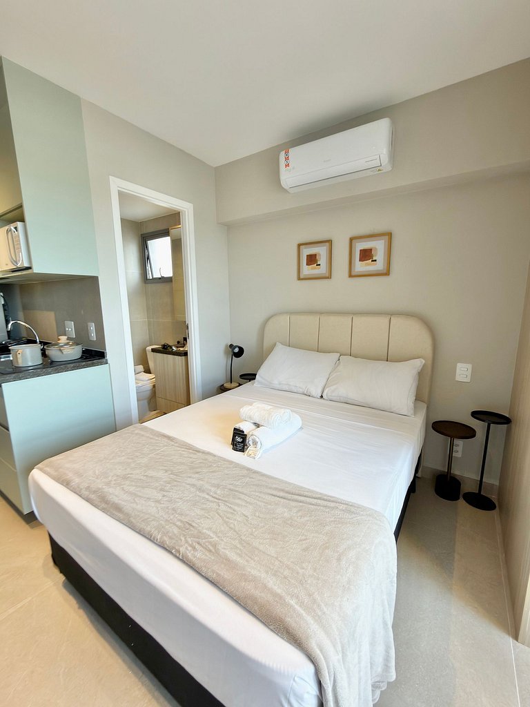 Studio de Luxo em Moema - Conforto e Sofisticação