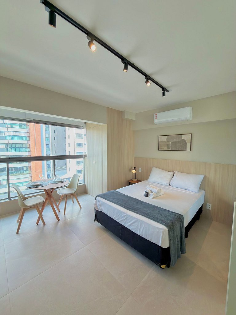 Studio de Luxo em Moema - Conforto e Sofisticação