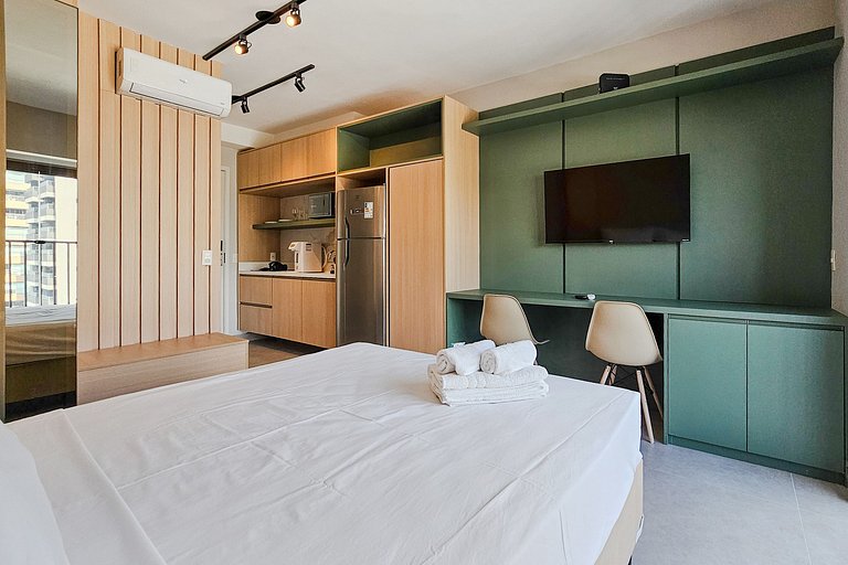 Studio Moema menos de 50m do Shopping Ibirapuera