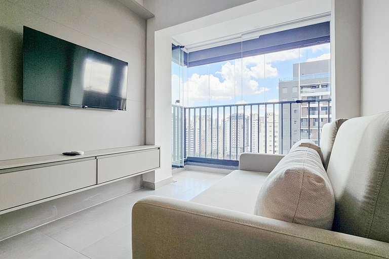 Studio Moema menos de 50m do Shopping Ibirapuera