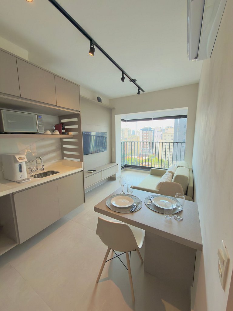 Studio Moema menos de 50m do Shopping Ibirapuera